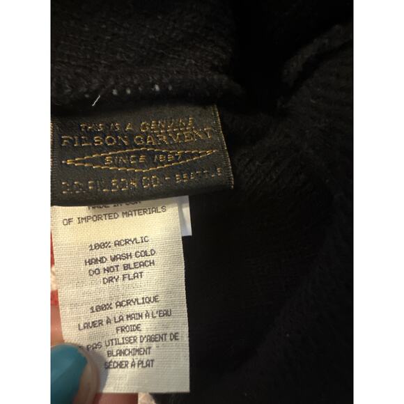 CC Filson Kraken HC Seattle Black Beanie Hat Cap Member Exclusive Limited Hockey - Picture 6 of 6